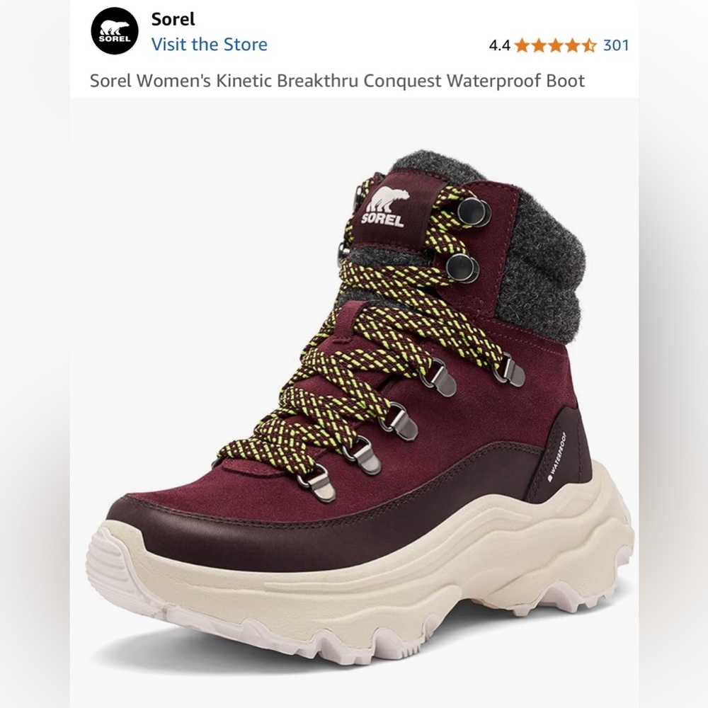 Womans Sorel Waterproof Boots. Size 7. Brand New. Make me an offer!!